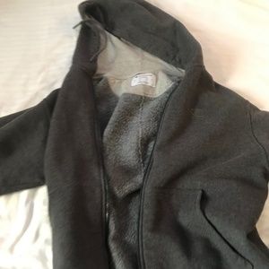 grey champion zip up hoodie